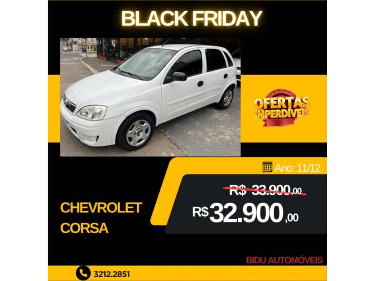 CHEVROLET - CORSA - 2012/2011 - Branca - R$ 33.900,00